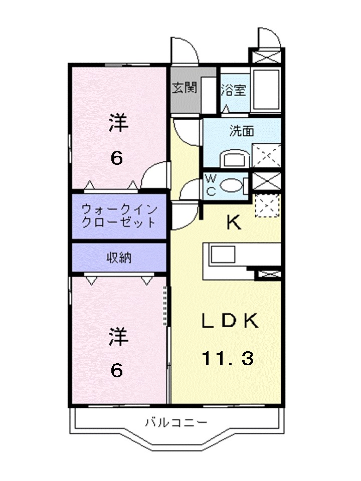 ポラリス 間取り図