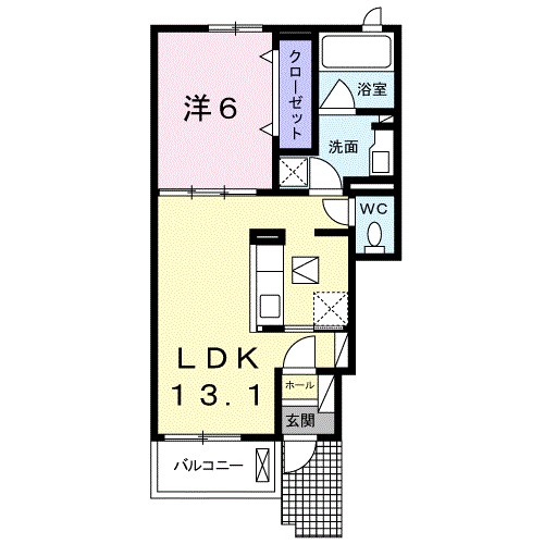 ア・ピアチェーレ　Ａ 間取り図