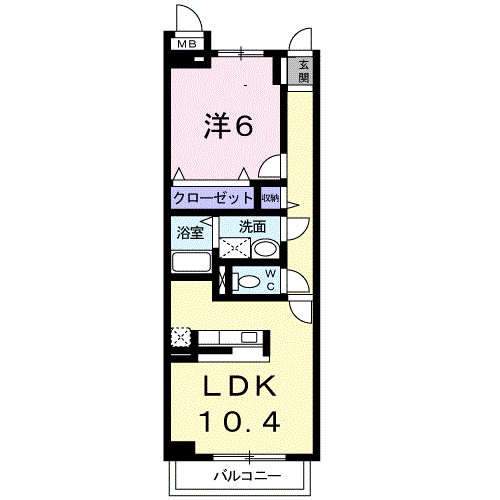 ＤＯＮＤＡハイツ 間取り図