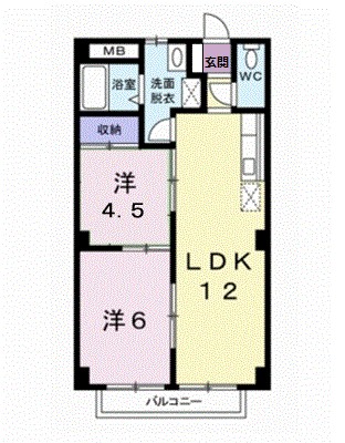 シティ森 間取り図