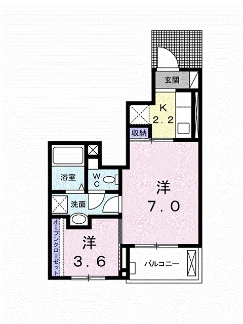 ノーヴァ　ミトモⅡ 間取り図