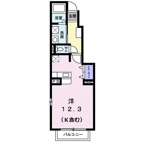 プリムローズ北日吉Ａ 間取り図