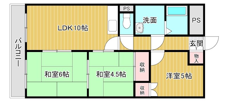 TKイーストヒルズ 間取り図