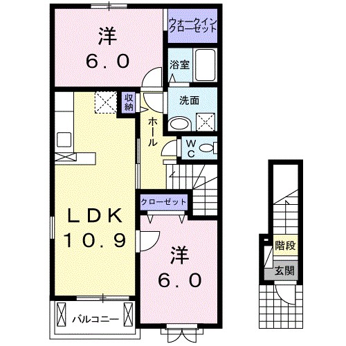 ルーチェ・スバル 間取り図