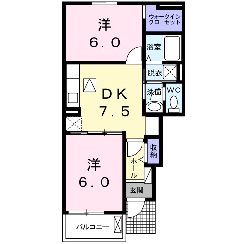 ルーチェ・スバル 間取り図