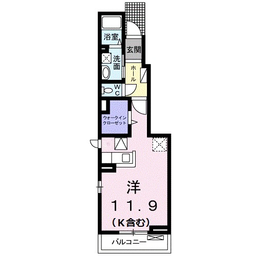 スプレンド－レ東鳥生　Ａ 間取り図