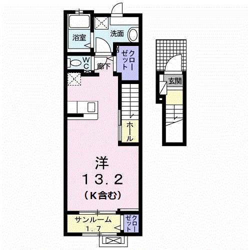 村上ハイツ 間取り図