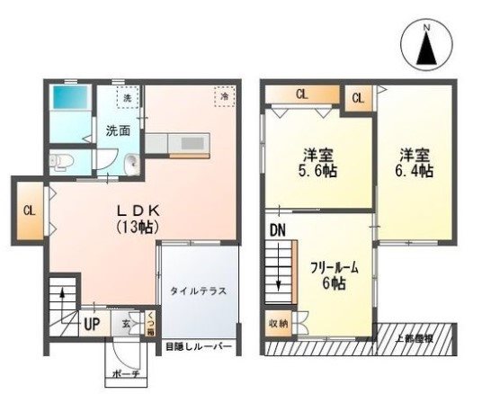 Oleth庄内 間取り図