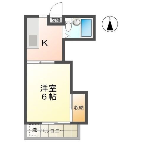 T.Kメゾン 102号室 間取り