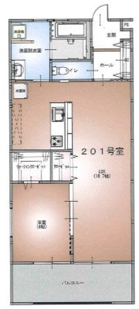 グランチュイール  間取り図