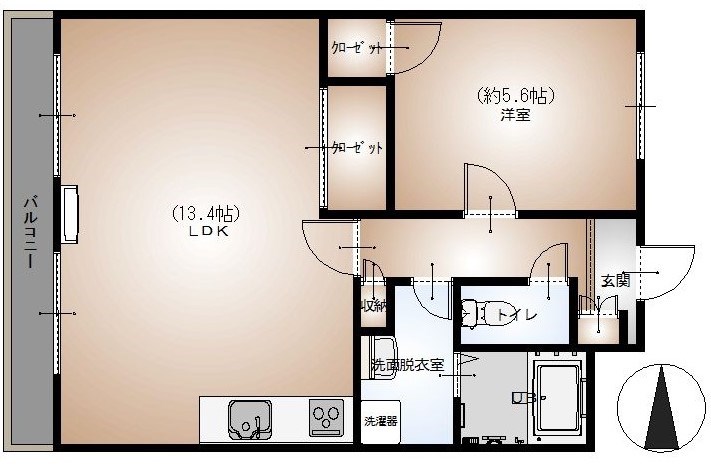 セレスティアル新居浜 間取り図