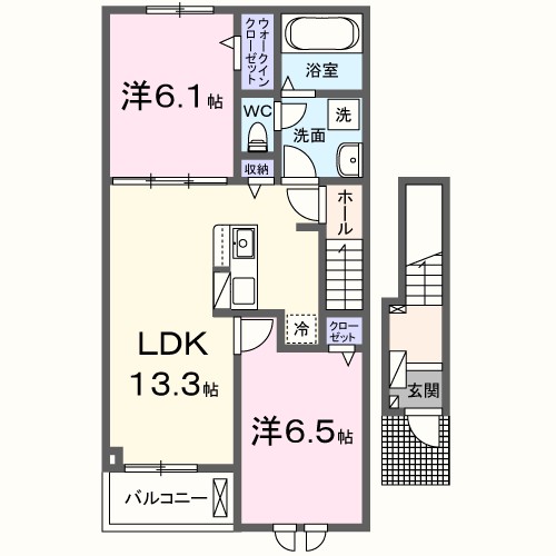 メゾン・ミクニ 間取り図