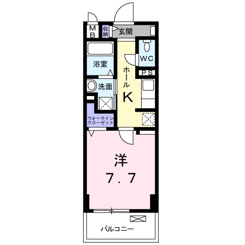 ユリウス　湊町 間取り図