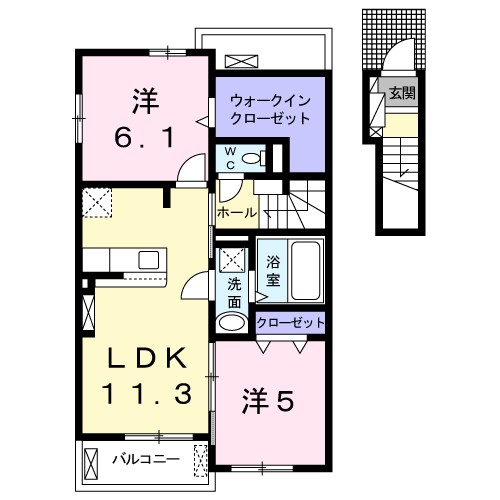 サンリット・エンゼルＣ 間取り図