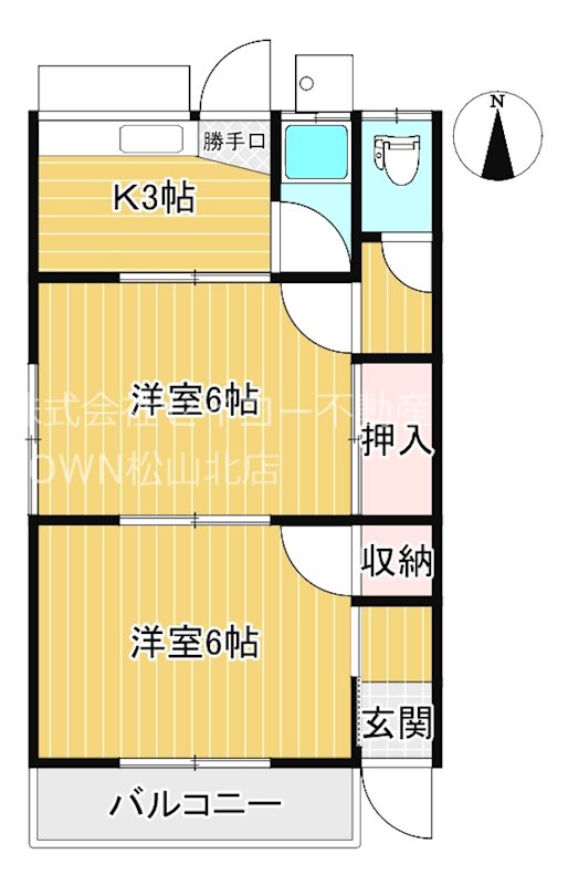 コーポ藤原　 間取り図