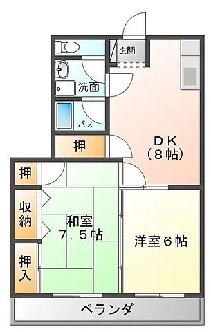 セントラルアベニュー  133号室 間取り