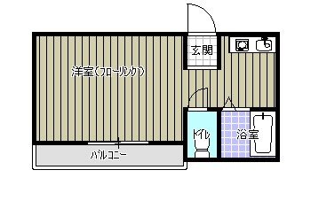 平形神野アパート　 間取り図