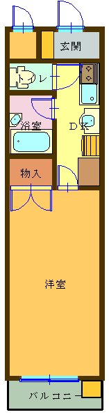 ライオンズマンションポートタウン今治 201号室 間取り