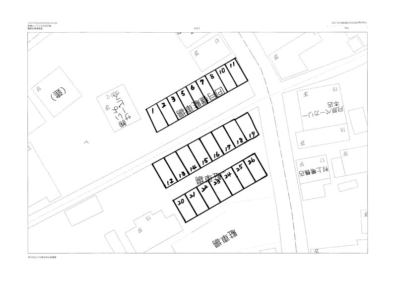 桜井駐車場 間取り図