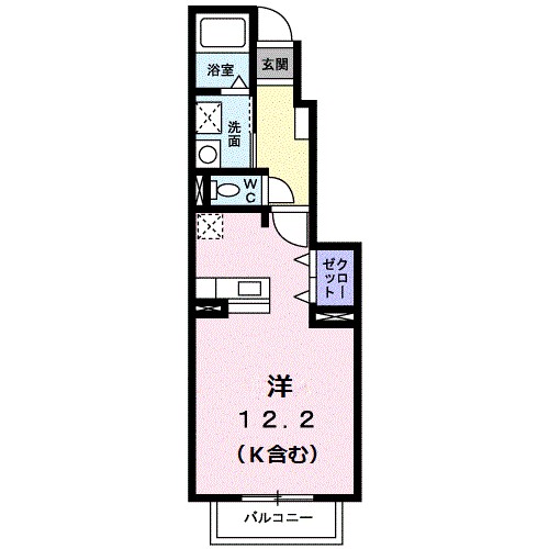 サンシャイン桜木 103号室 間取り