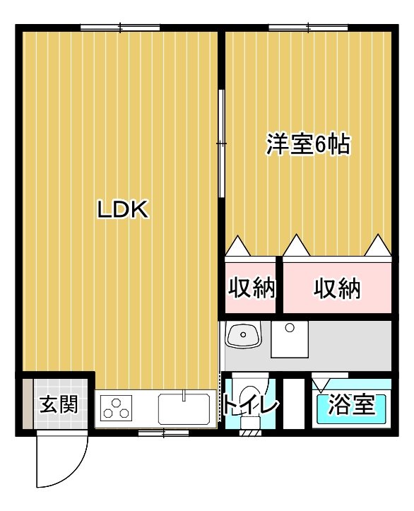ユキビル 301号室 間取り