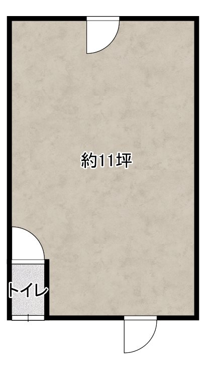 西喜光地町8-22テナント 真ん中号室 間取り