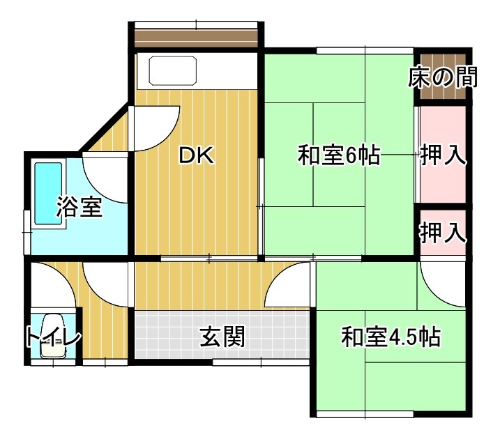 田辺住宅  間取り