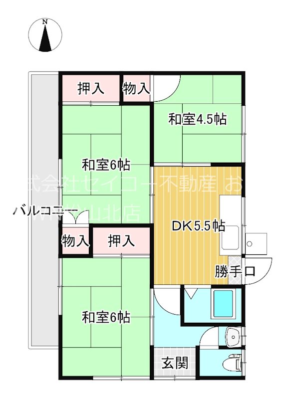 針田町一戸建て  間取り