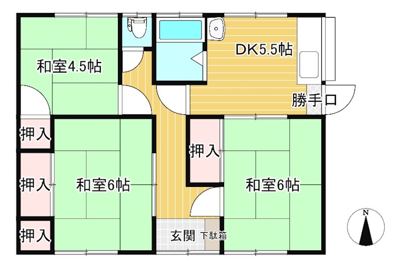 針田町一戸建て 間取り