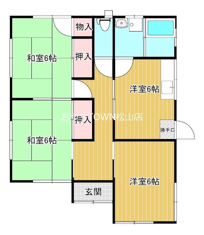田所ＳＴ貸家  間取り