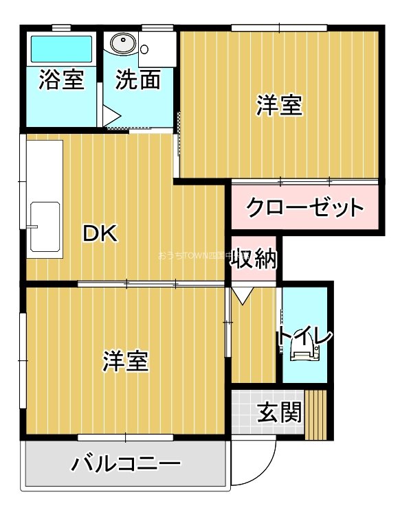 アネックス丸山 102号室 間取り