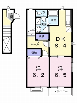 クラベールハウス 間取り図