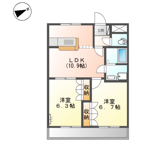 ブレスビュー 間取り