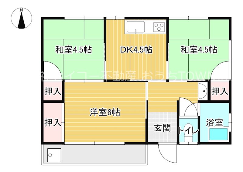 西崎住宅  間取り図