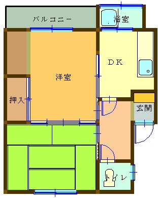今治マンション 111号室 間取り