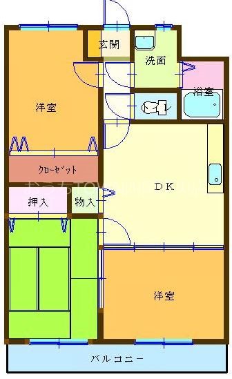 ユーミー笹野 203号室 間取り