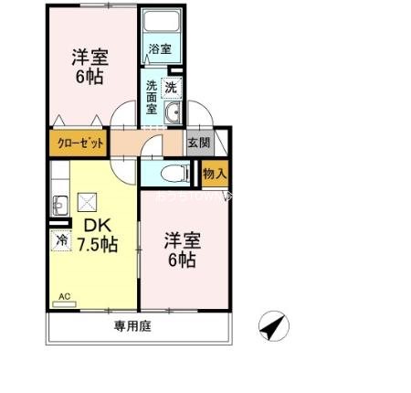 マ・メゾンY 102号室 間取り