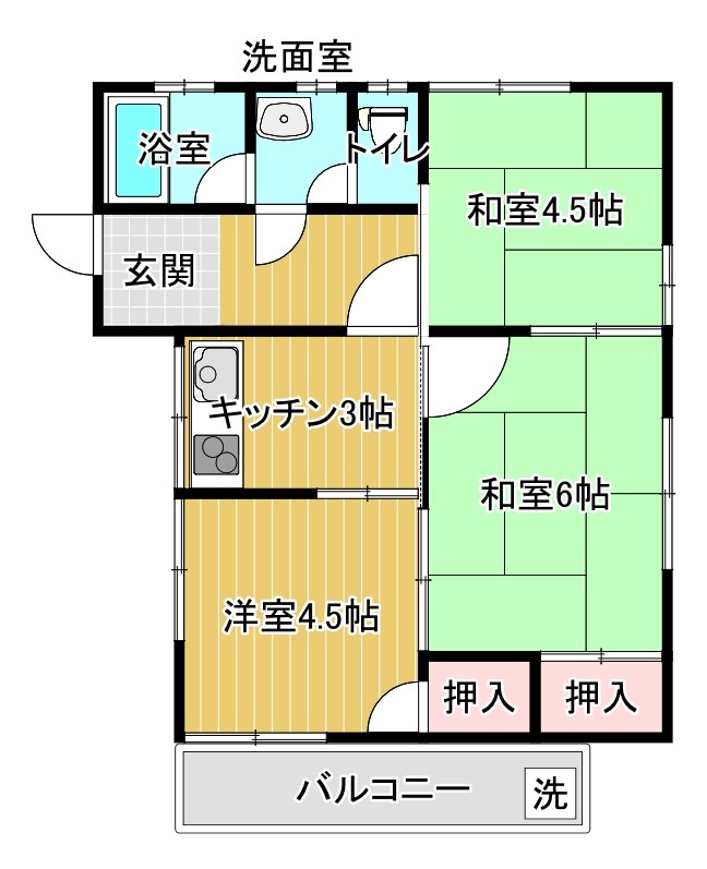 本田光風住宅  間取り