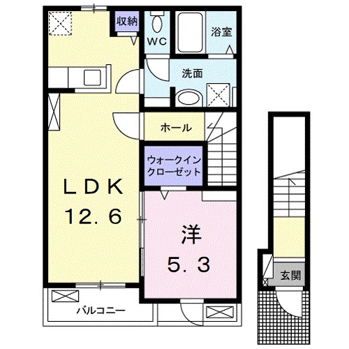 デイジー 202号室 間取り