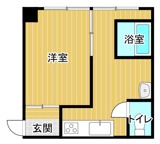 常盤マンション 201号室 間取り