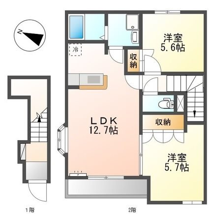 シャトー・澤ノ原 201号室 間取り