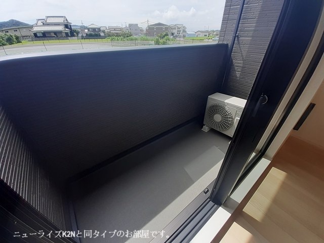 Ｈｅａｒｔ未来　寒川２　Ａ ベランダ