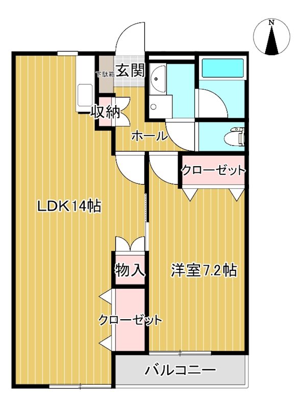 SUNハイツ 102号室 間取り