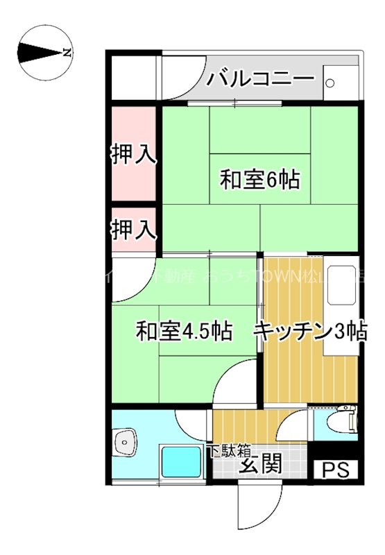 大誠マンション 26号室 間取り