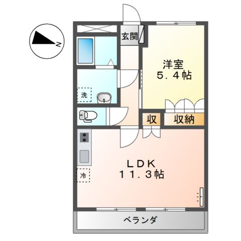 エスタージ・ヒルズ　２番館 間取り