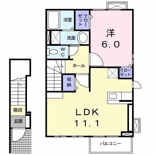 ガーデンハウス　双葉 203号室 間取り