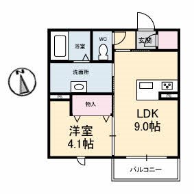 ルミナスコート  間取り図
