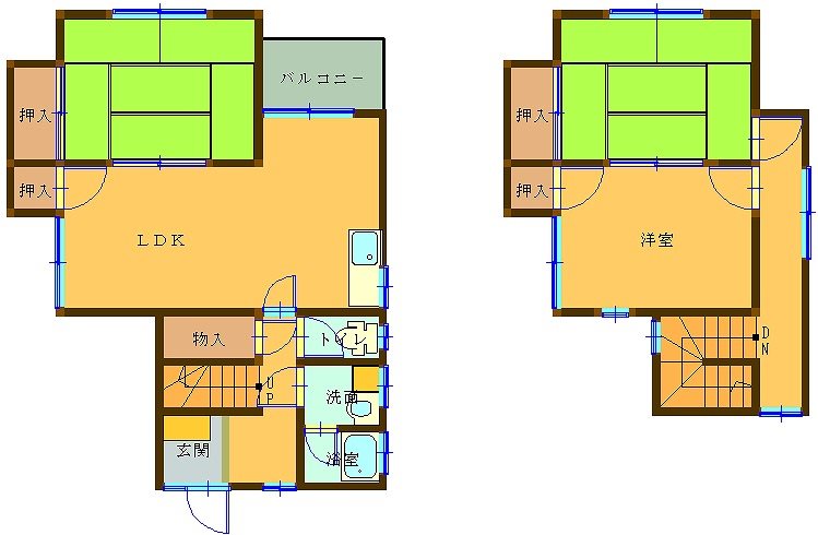 小野山タウン  間取り