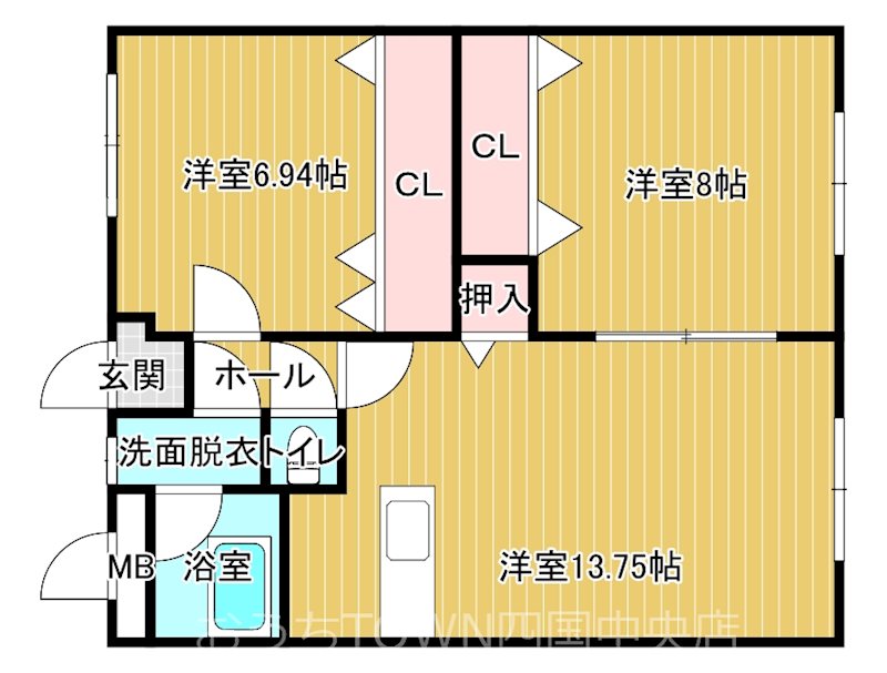 メゾンヴィサージュ３ 203号室 間取り