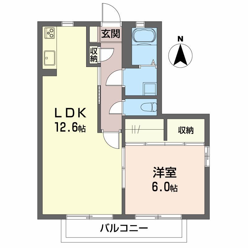 シャーメゾン加藤 間取り図